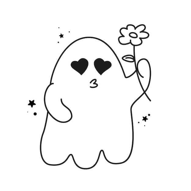 ghost cute ghost doodle ghost halloween ghost