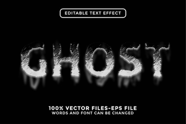 Ghost Editable Text Effect