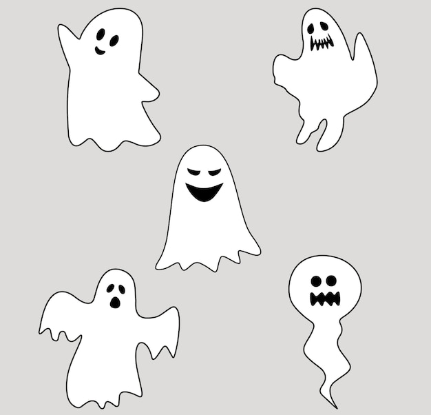 Ghost Halloween Set