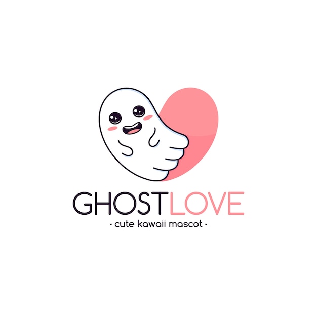 Ghost Love Logo Template