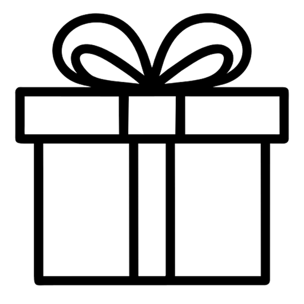 gift box icon pictogram