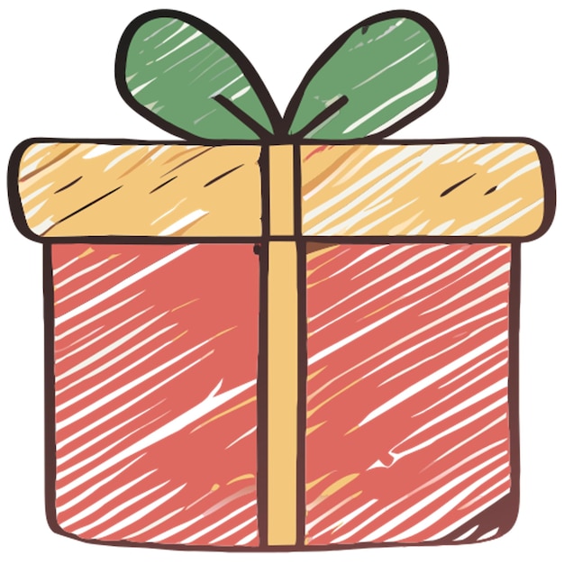 gift box icon uneven fill