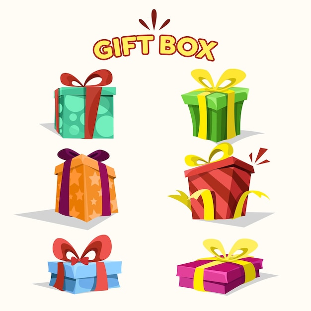 Gift Box Illustration Vector Asset