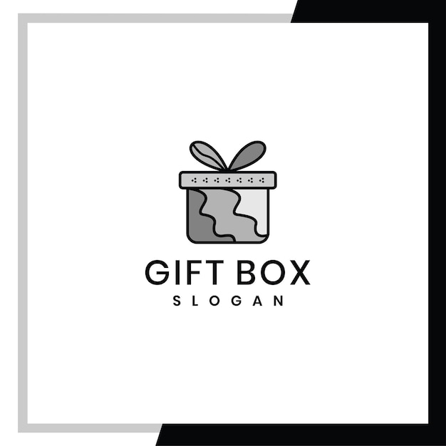 Gift Box with minimalist ribbon