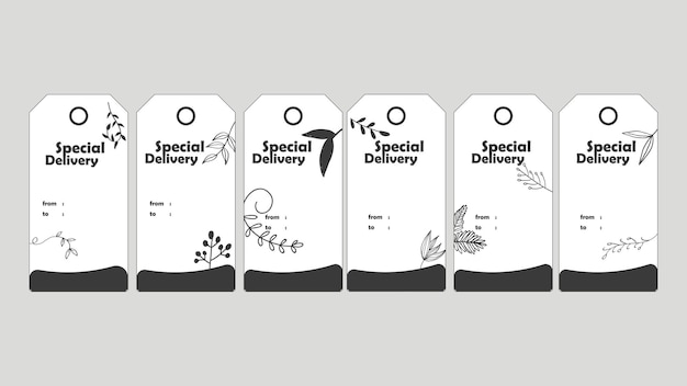 Gift Tags Template Design for shipping or gift. u can print it!