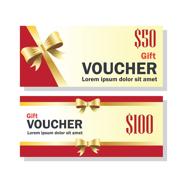 gift voucher for business concept