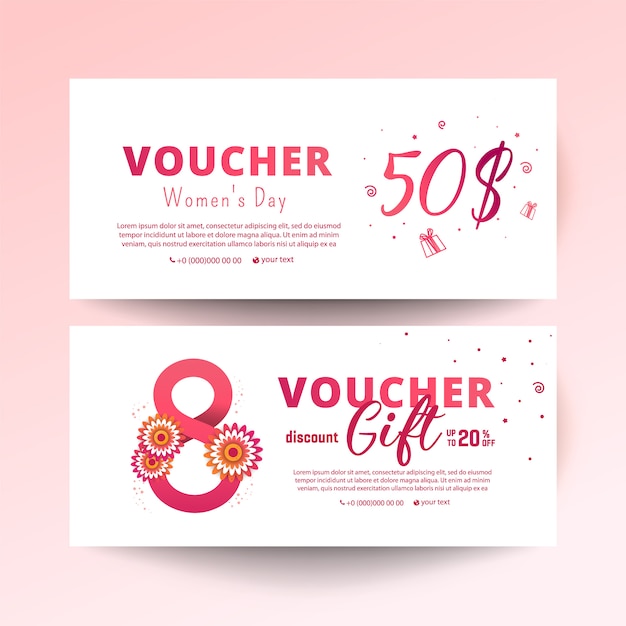 Gift Voucher Card Set Template. Gift certificate