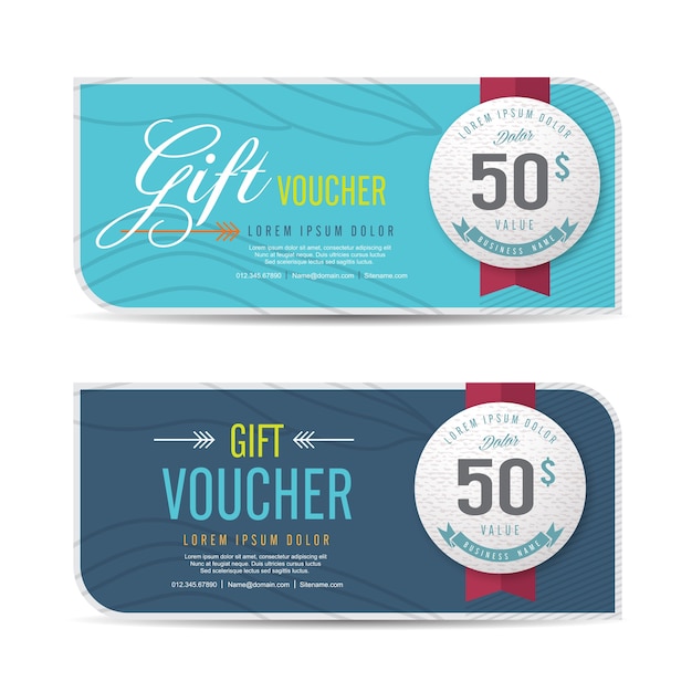 Gift Voucher discount promotion template  