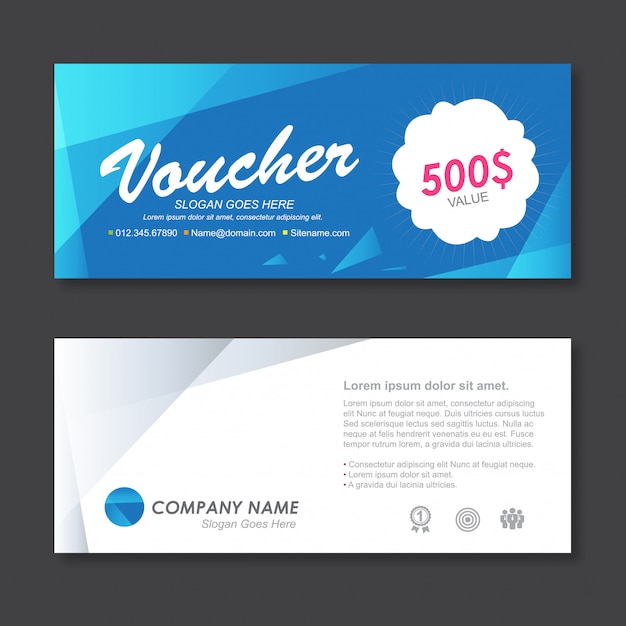 Gift voucher discount template