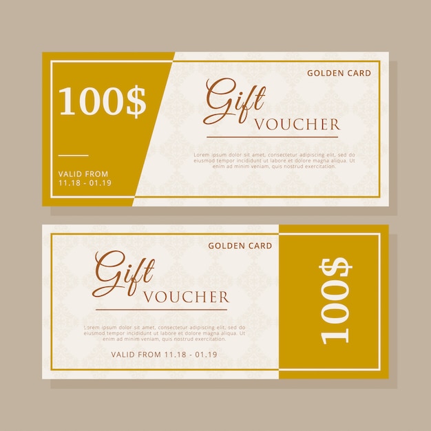 Gift Voucher template