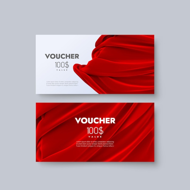 Gift voucher templates.