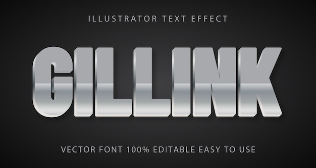 Gillink Editable Text Effect