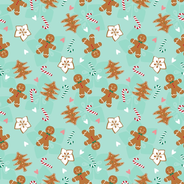 Gingerbread Christmas Pattern