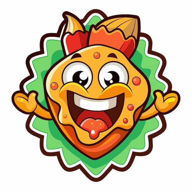 Gingerbread Cookie Cartoon Mascot Character Vector Illustration