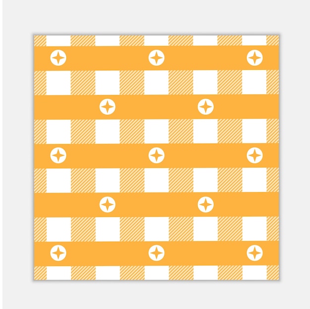 Gingham yellow pattern