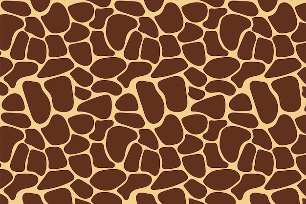 Giraffe fur seamless pattern vector