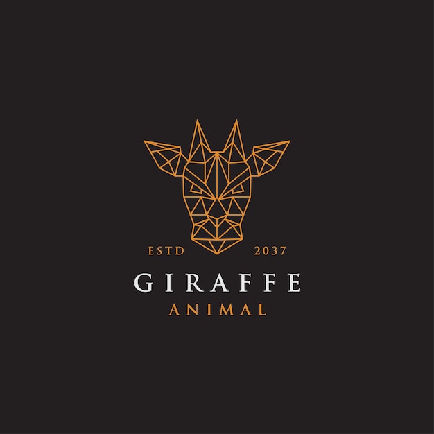 Giraffe Logo Template Design Vector