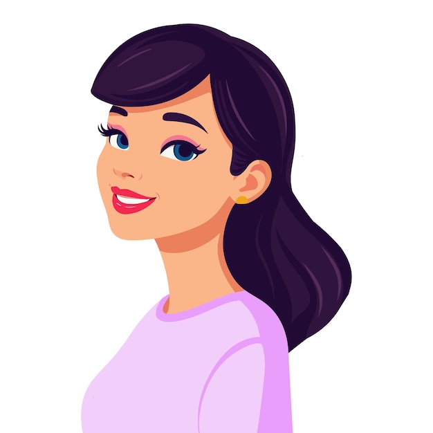 girl character vector