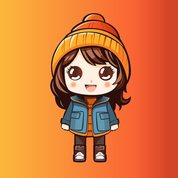 girl in fall season