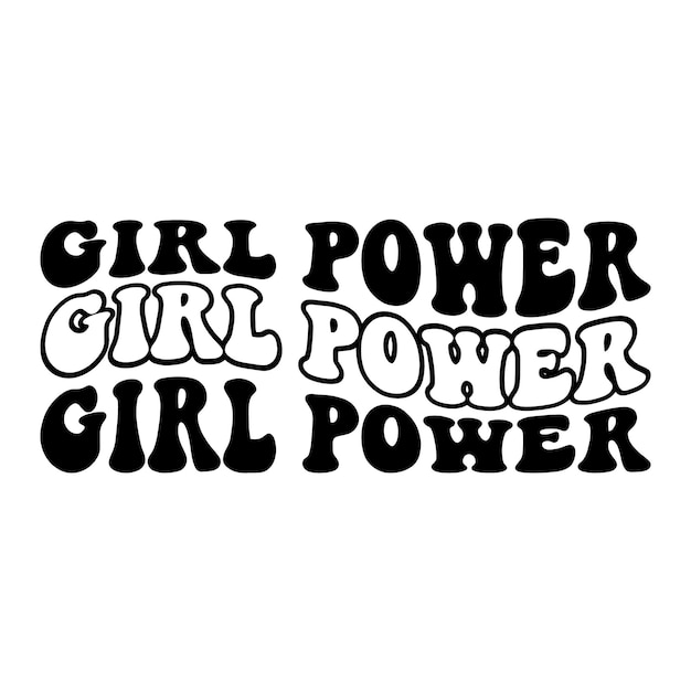 Vector girl power