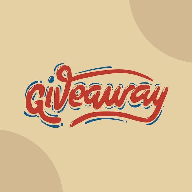 giveaway banner template