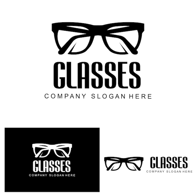 Glasses Logo Fashion Look Vector Design For Clothing Store Glasses Shop Eye Care Eye Salon