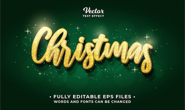 glittering text effect editable vector eps cc