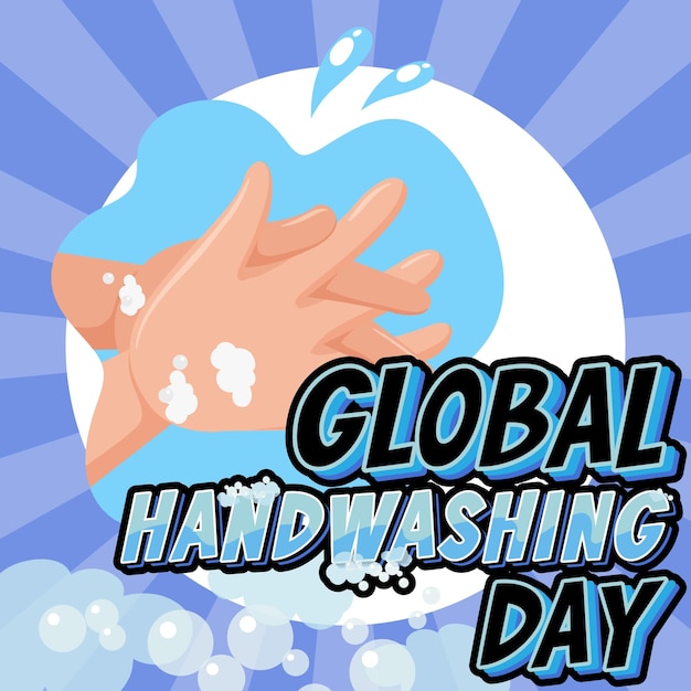 Global Hand Washing Day Banner Design