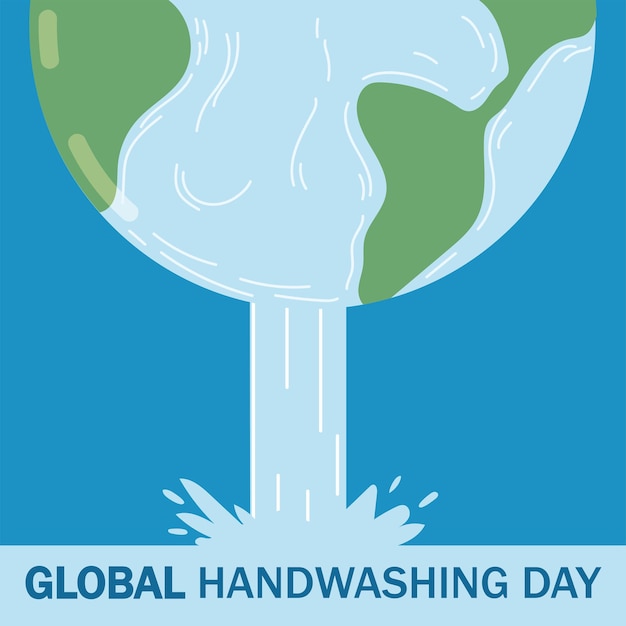 Global handwashing day banner