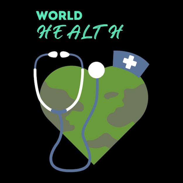 Global Health Awareness Concept with World Health Day