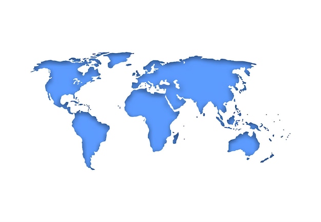 Global network connection World map point and line composition concept of global business Vector Illustration