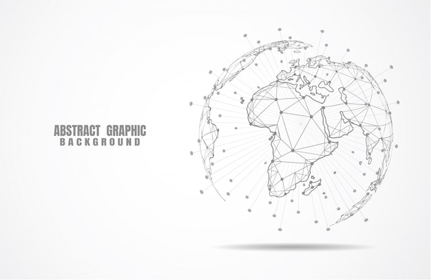 Vector global network connection.