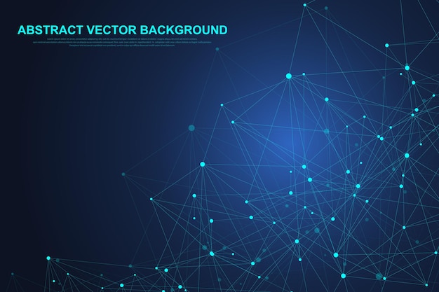 Global structure networking and data connection concept social network communication in the global c...