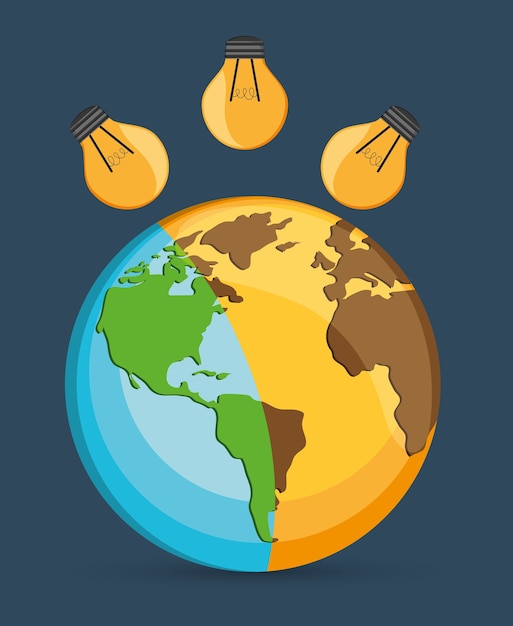 global warming related icons