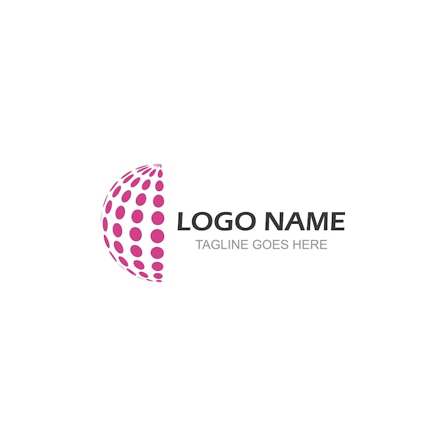 Globe Business vector logo template icon illustration