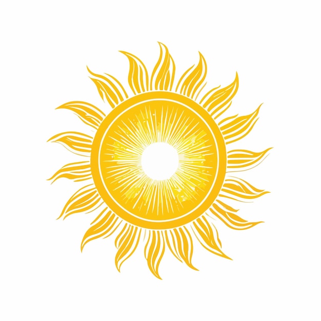 Glorious Day Sun Vector