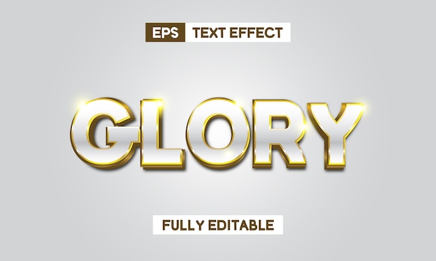 Glory text effect