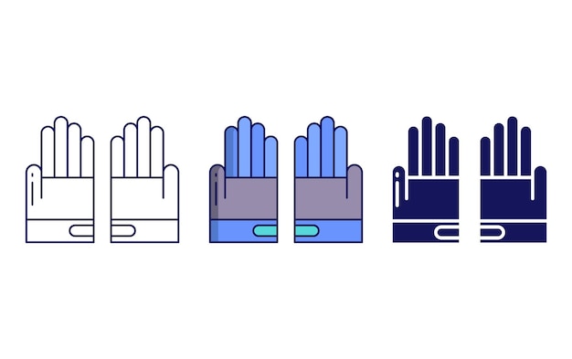 Glove vector icon