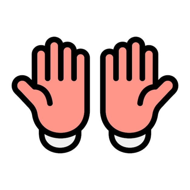 Gloves Vector Icon Design Illustration