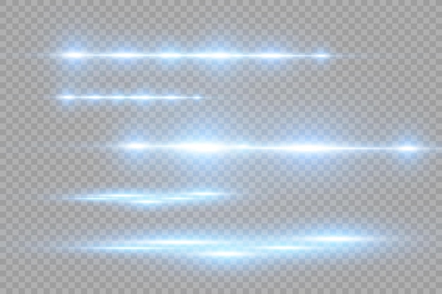 Glowing neon lines on a transparent background. Abstract digital design.