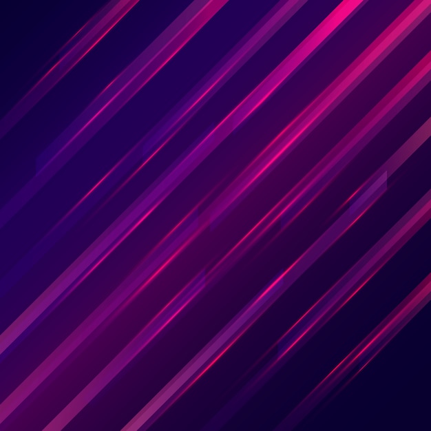 Glowing purple lines futuristic background. 