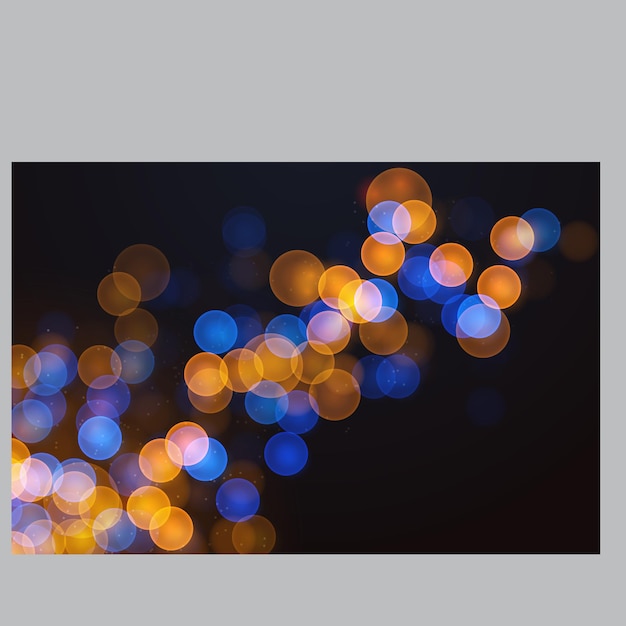 Glowing vector blurred background