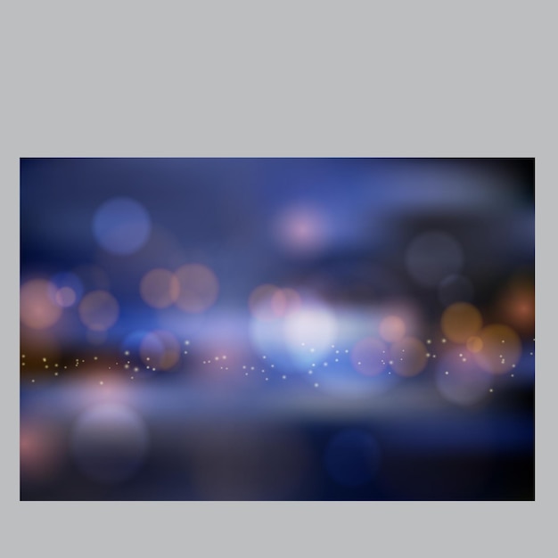 Glowing vector blurred background