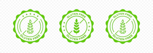 Gluten free Gluten free icons Non gluten symbols Diet badge