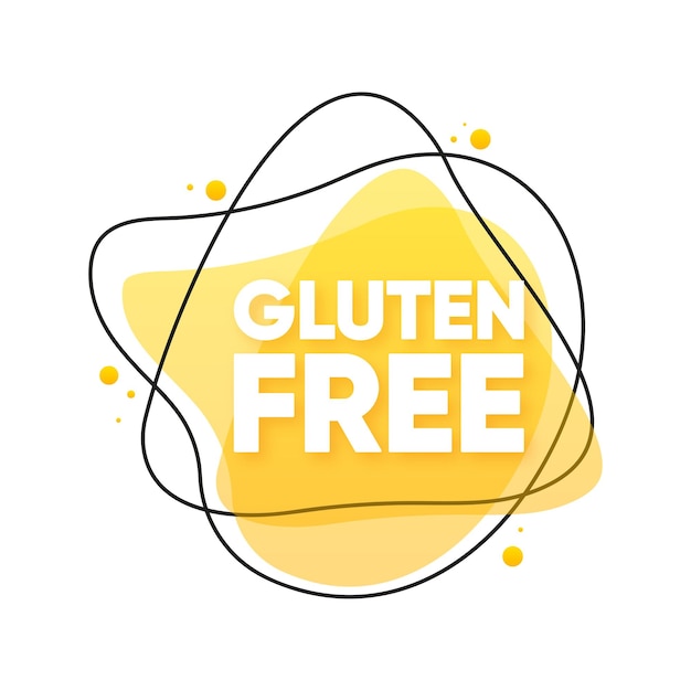 Gluten Free icon isolated on white background Eco concept Label for product Vector illustration