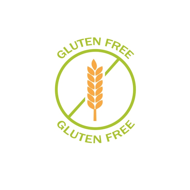 Vector gluten free icon vector design