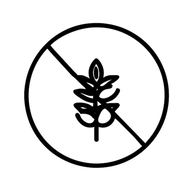 Vector glutenfree icon outline