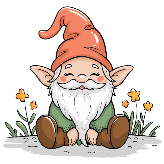 Vector gnomes clipart