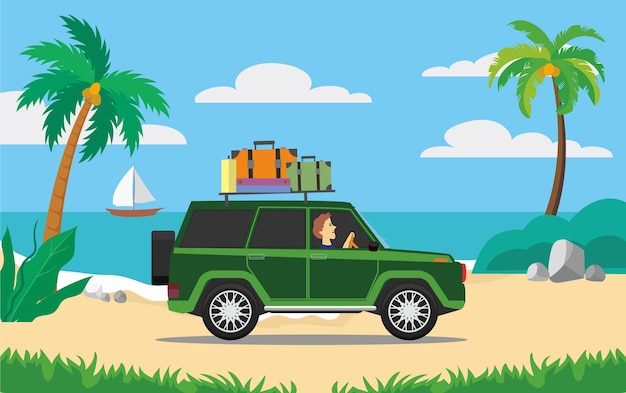 Go on vacation by car