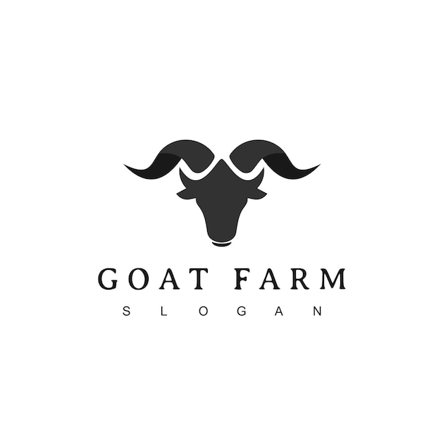 Goat Farm Logo Design Template